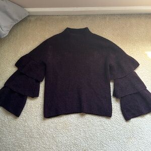 Sweater, size medium, thick &warm, purple hue